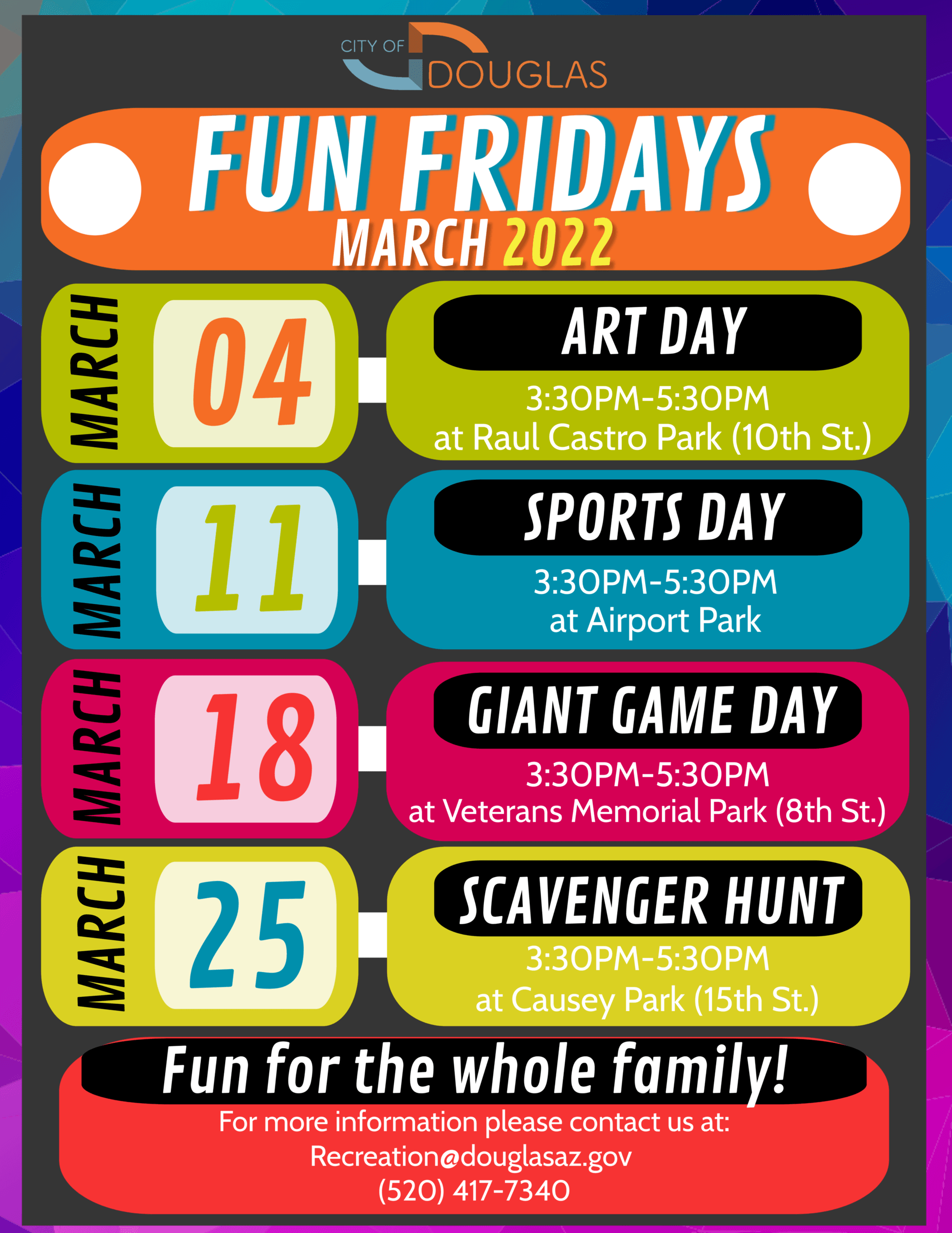 March fun fridays 2022