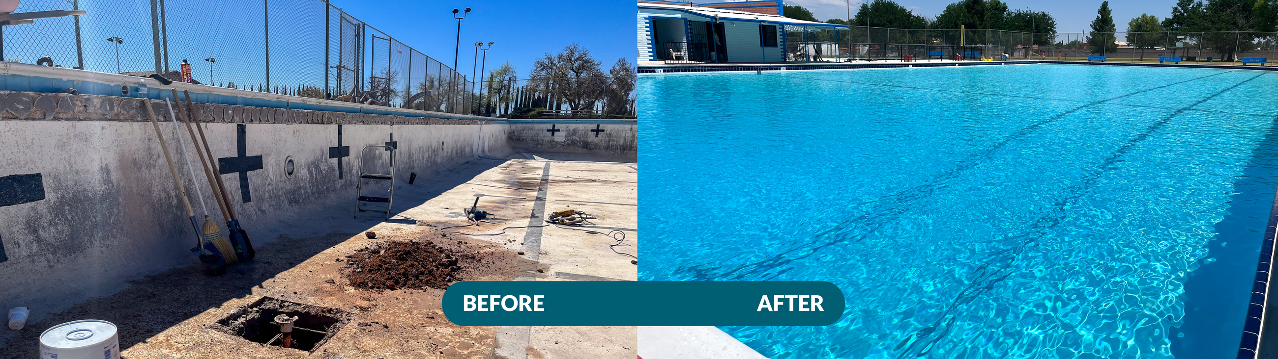 8th Main Pool Deep End B and A