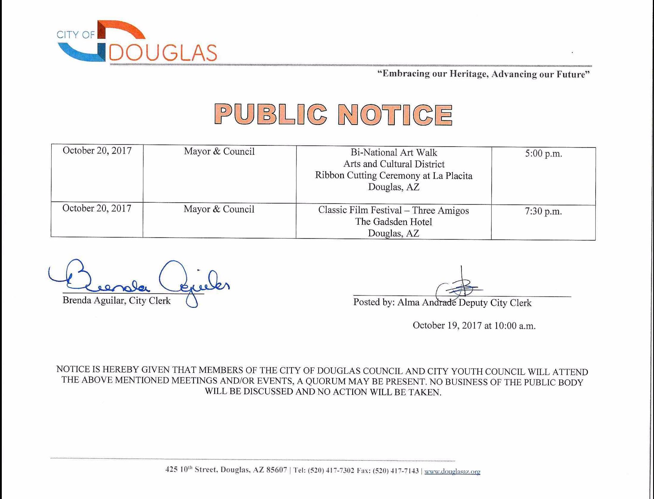 Public Notice